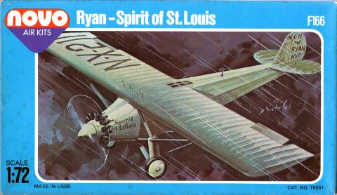 Верх коробки NOVO Toys Ltd F166 Ryan - Spirit of St. Louis